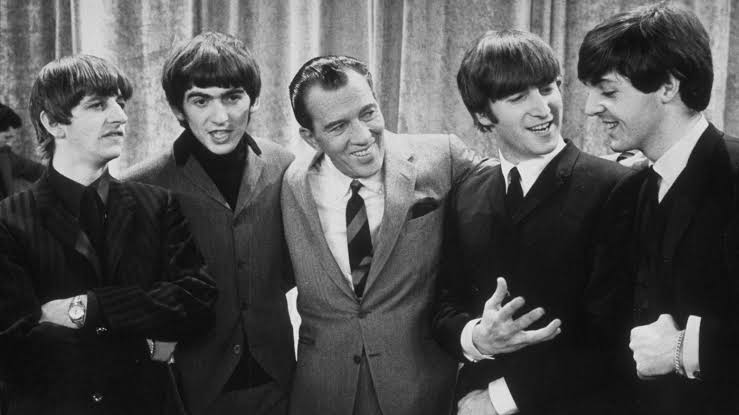 The Beatles at the Ed Sullivan show 