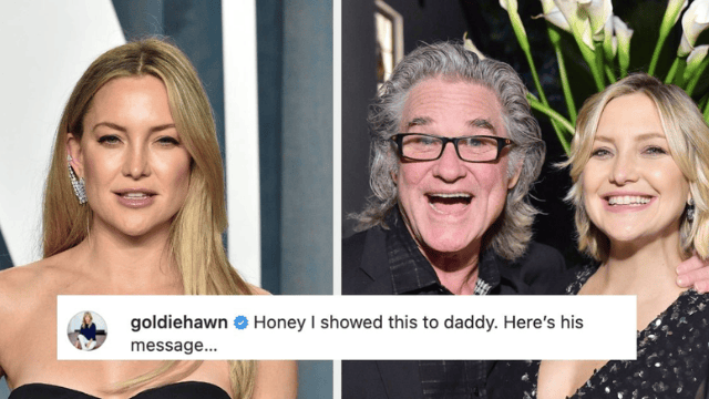Kate Hudson Celebrates Father's Day With Kurt Russell!