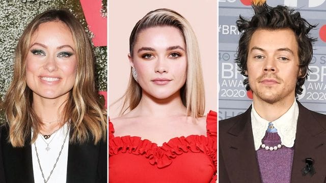 What is happening with Florence Pugh, Olivia Wilde, and Harry Styles